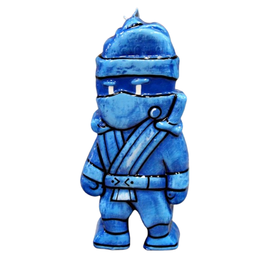 Πασχαλινή Λαμπάδα Σταμπ 3D Ninja Blue 21,5cm (003698)